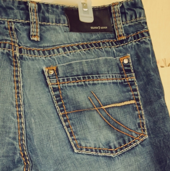 Men's NWT Silver 7 Camp David distressed blue jeans 38/30.5 - Picture 16 of 16